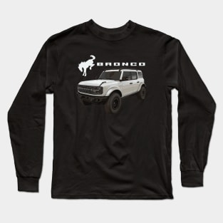 white bronco badlands 4x4 ford Long Sleeve T-Shirt